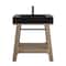 James Martin Vanities Auburn 31.5in Single Sink Console, Weathered Timber w/ Black Matte Mineral Composite Stone Top 165-V31.5-WTB-BM - alternate 1